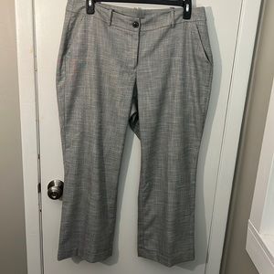 Lane Bryant Outlet grey cuffed ankle pants size 18